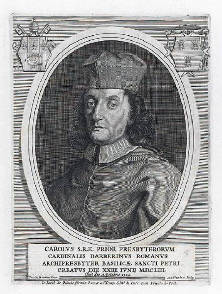 Il cardinale Carlo Barberini che accolse a Roma i primi Lopes Rosa Alvarez de Castro