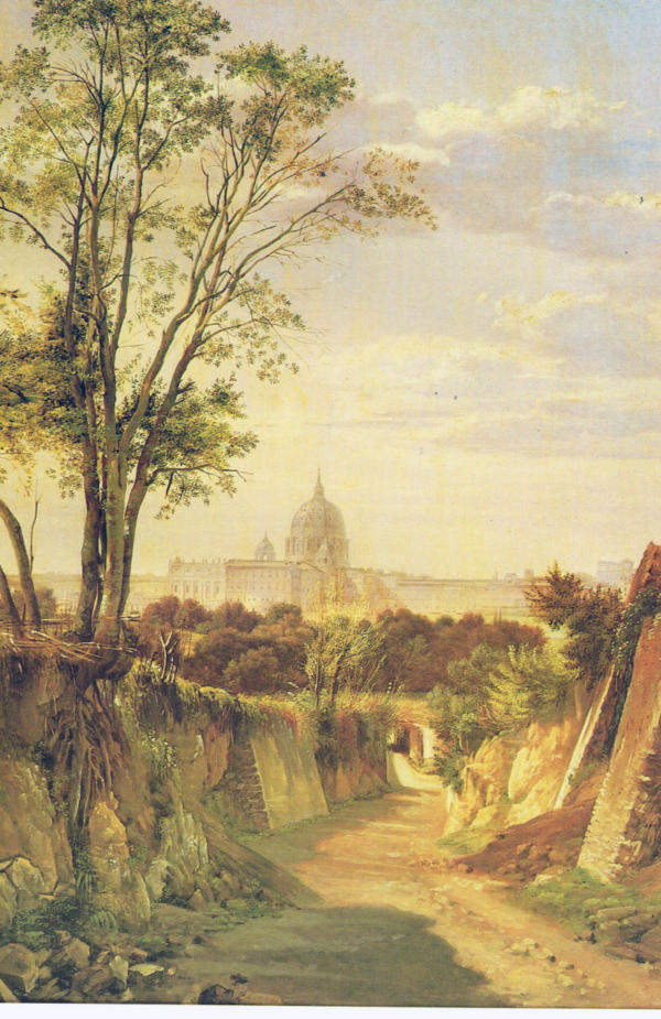 Ditlev Martens 1830 - Via Sacra di Borgo, Porta Angelica