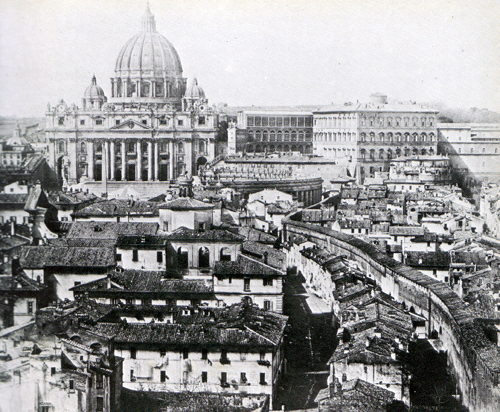 Il borgo e la chiesa1855
