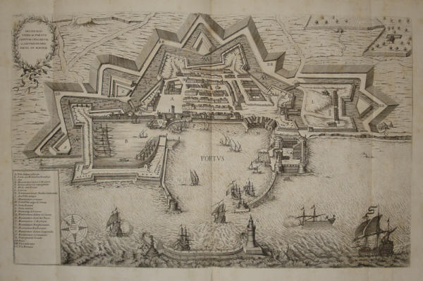 Il porto di Civitavecchia nel 1699