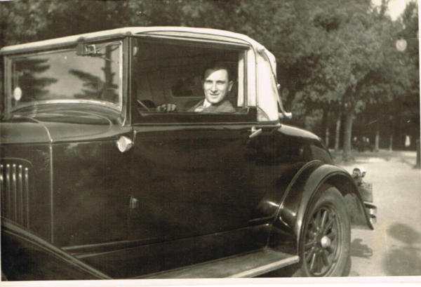 Filippo Alvarez de Castro, di Giuseppe sulla Chrysler - Roma 1934
