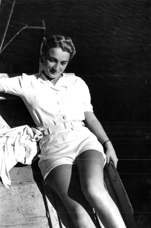 Ines Alvarez de Castro a Castel Gandolfo, anni '30 